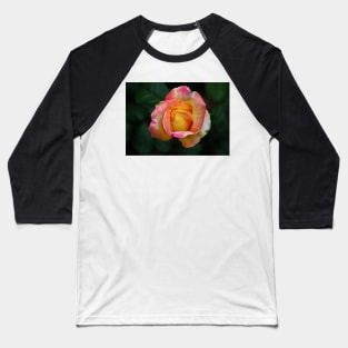 Blooming Rose Baseball T-Shirt